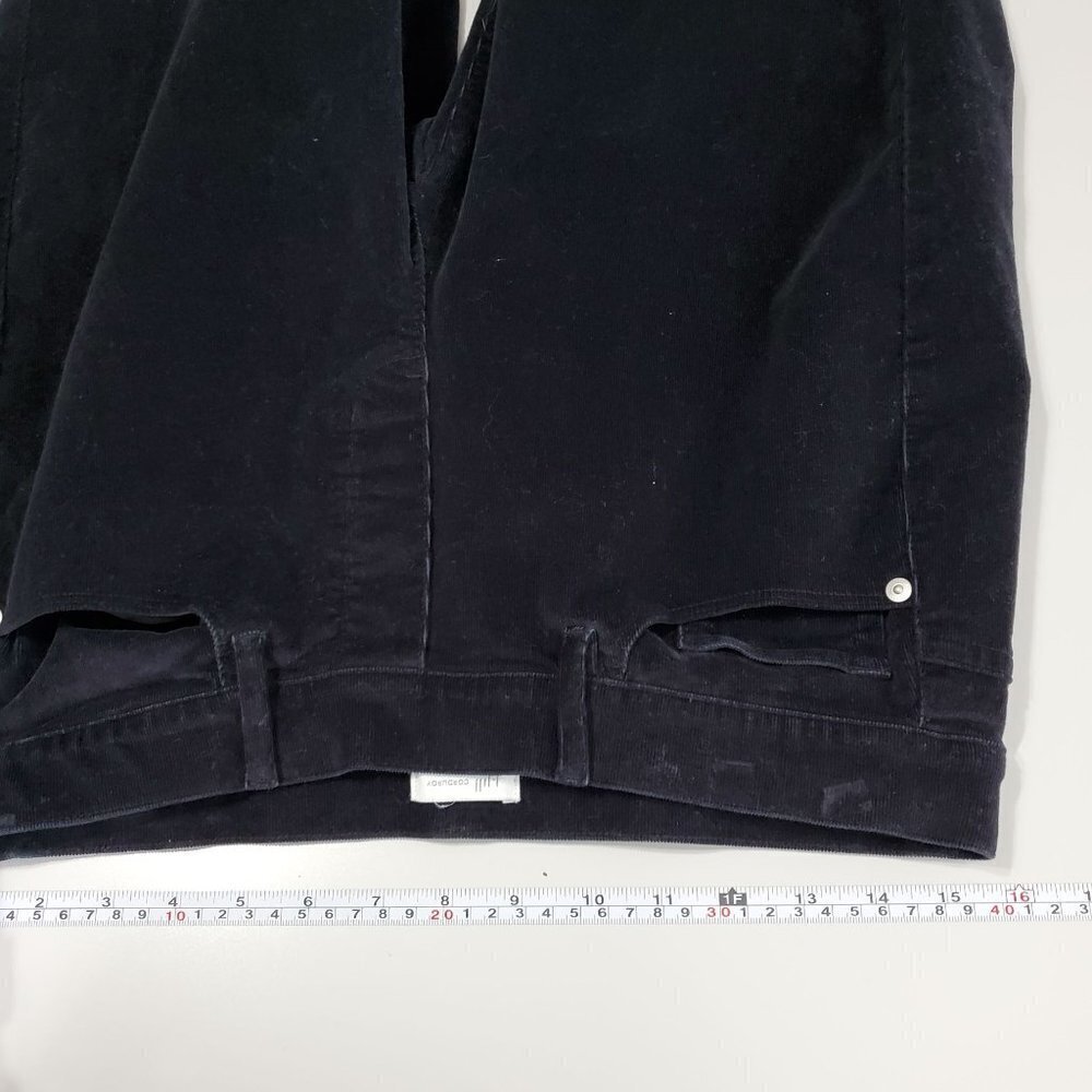 J. Jill Womens Corduroy Pants Est Size M? 31" Waist Black Skinny Pull On - Picture 6 of 9